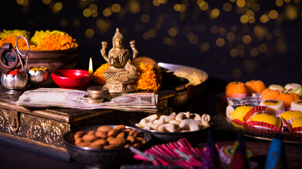 Goddess Lakshmi Pooja on Diwali